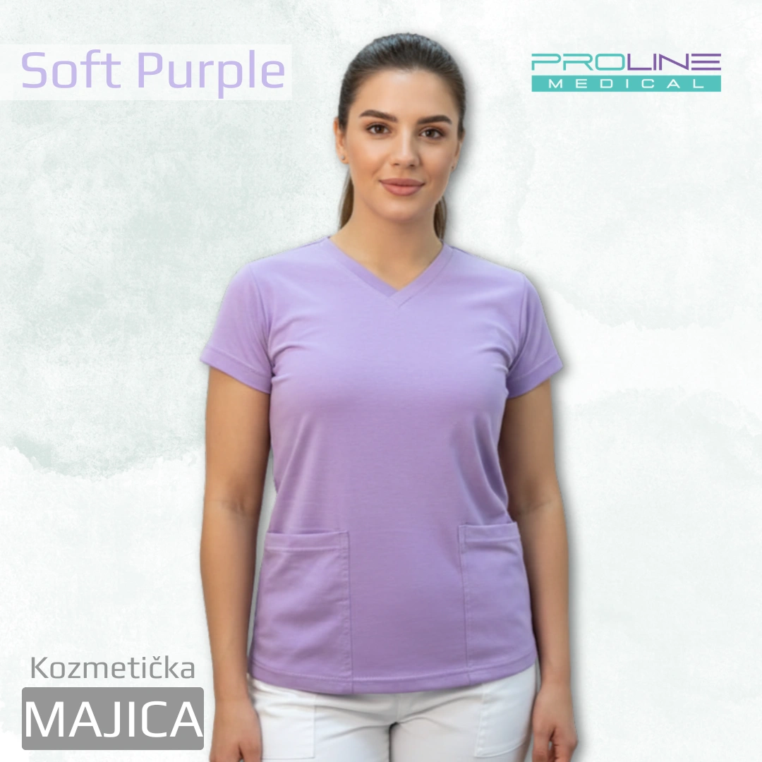 KOZMETIČKA MAJICA Soft purple