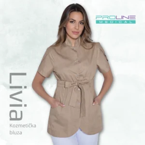 KOZMETIČKA BLUZA LIVIA BEŽ