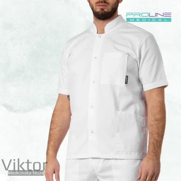 Muški model uniforme Viktor, bela
